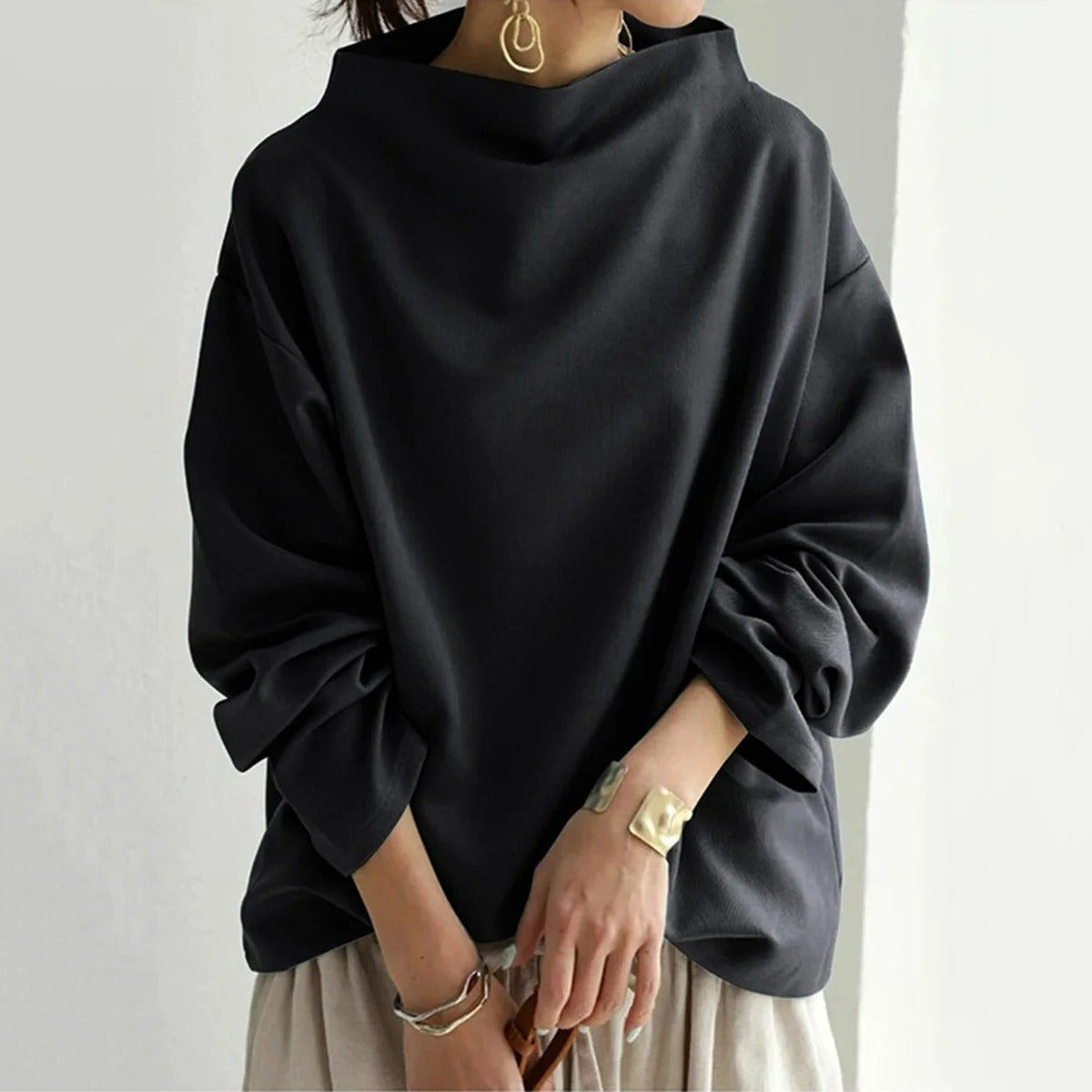 Fern™ | Stilvoller Pullover mit langen Ärmeln für Frauen